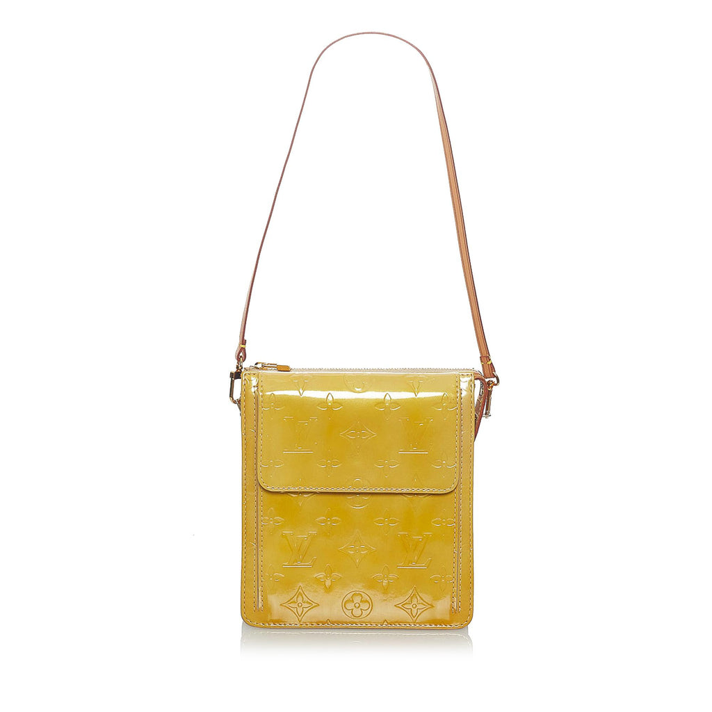 Buy Louis Vuitton Authentic Vintage Mott Vernis Yellow Clutch Bag