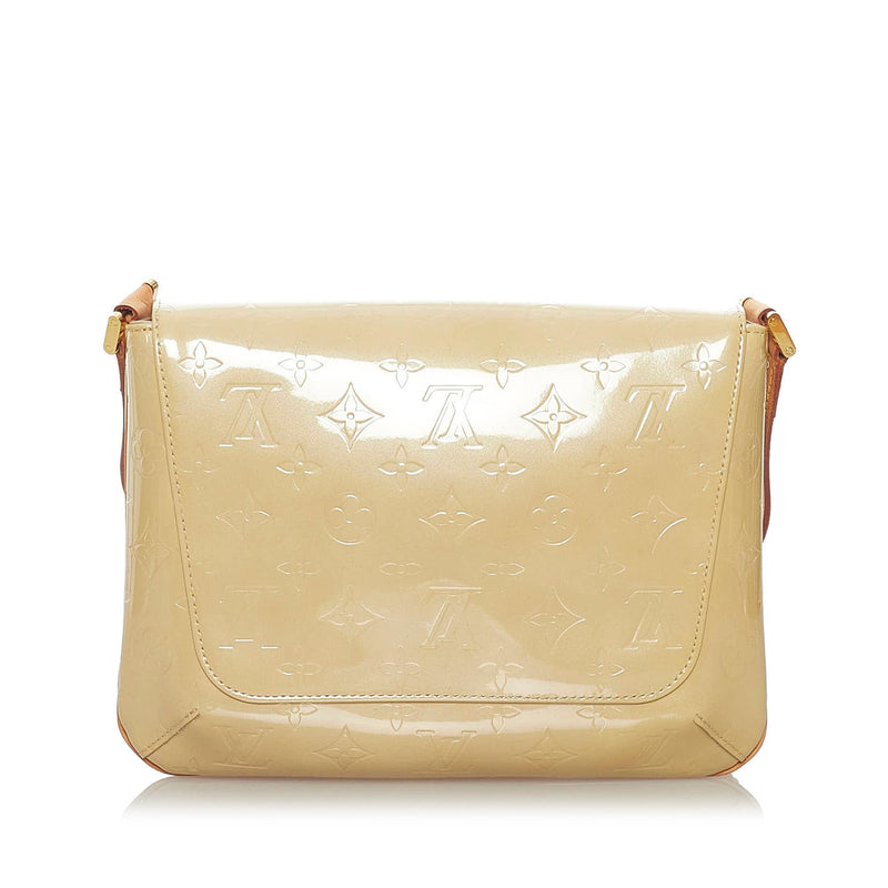 Louis Vuitton Thompson Street Beige Patent Leather Shoulder Bag (Pre-O