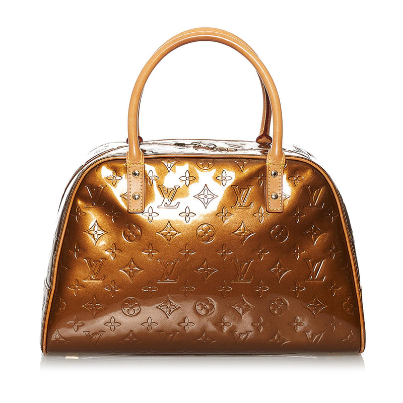 Louis Vuitton - Authenticated Tompkins Square Handbag - Patent Leather Gold Plain for Women, Good Condition