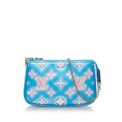Louis Vuitton - Authenticated Pochette Accessoire Handbag - Leather Blue for Women, Never Worn
