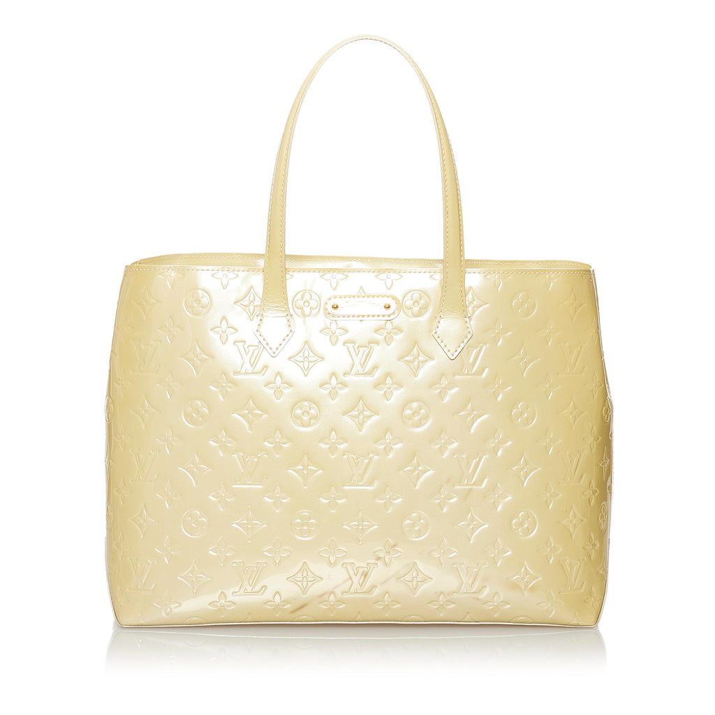 Louis Vuitton Wilshire Handbag Monogram Vernis GM