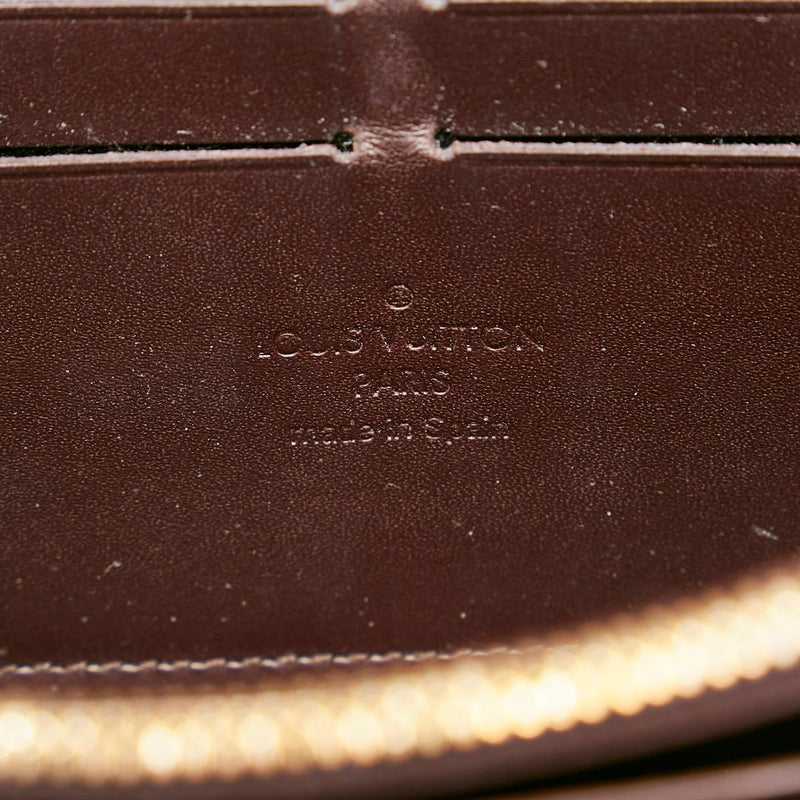 Louis Vuitton Zip Long Wallet Golden Vernis M91470