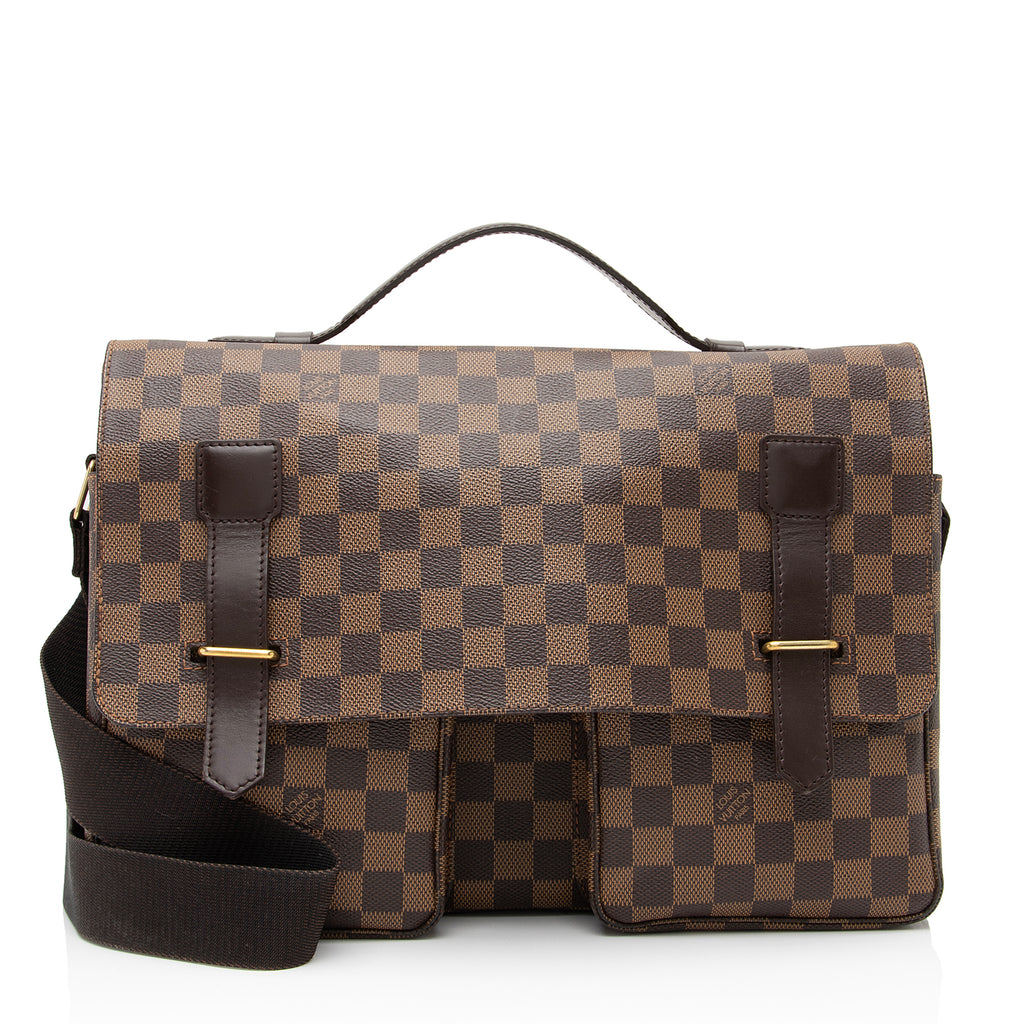 Pre-Owned Louis Vuitton Broadway Damier Ebene Shoulder Bag