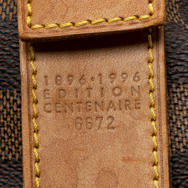 Louis Vuitton 100th Anniversary Centenaire Damier Ebene Columbine Zip –  Bagriculture