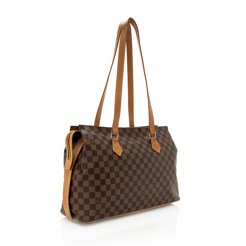 Authenticated Used Louis Vuitton Damier Brasle Sign It Double