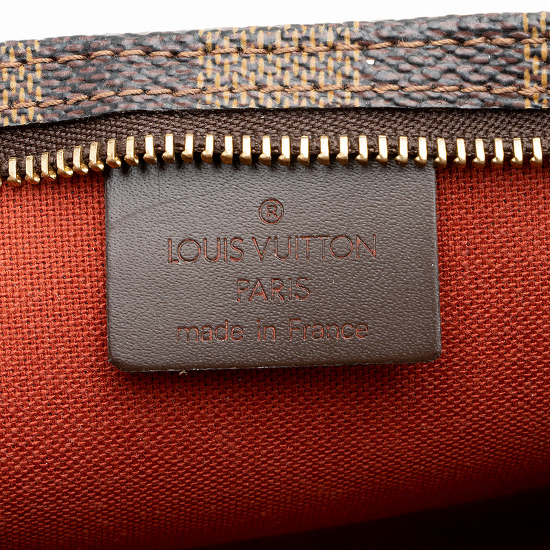 Authentic Louis Vuitton Damier Ebene Navona Pochette Accessories