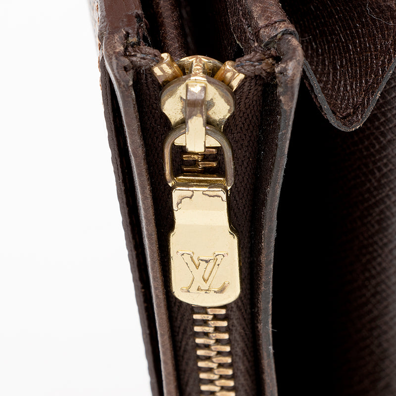 Louis Vuitton Damier Ebene Monogram Porto Tresor International Wallet –  Timeless Vintage Company