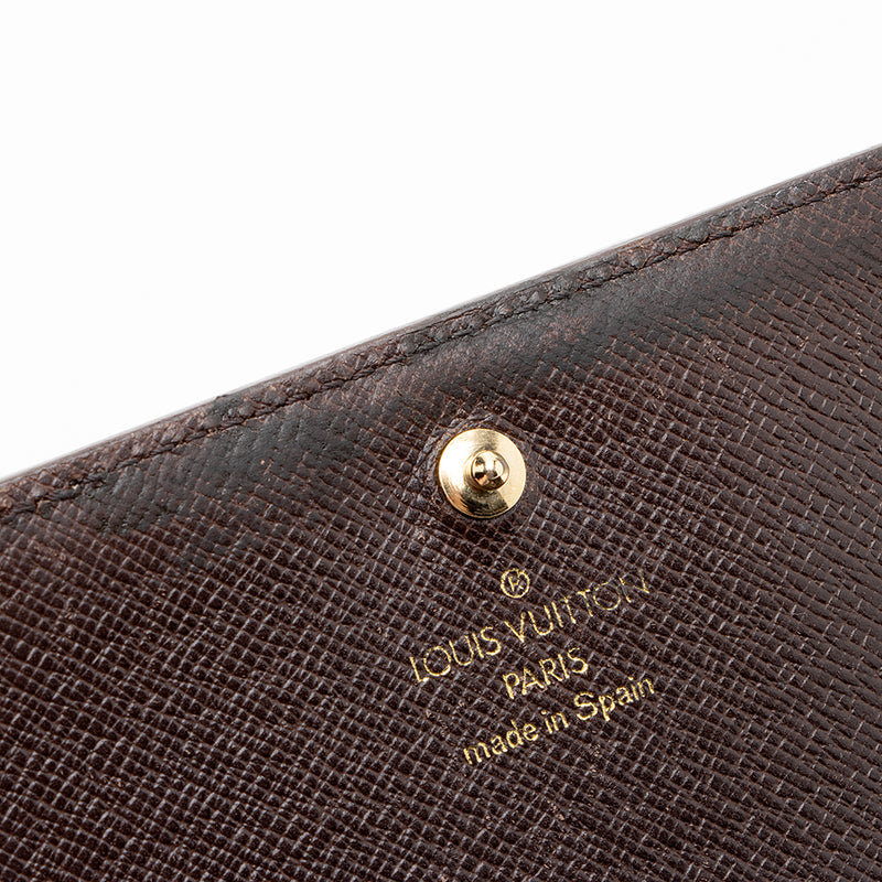 Louis Vuitton Damier Ebene Brown Tresor Wallet - A World Of Goods For You,  LLC