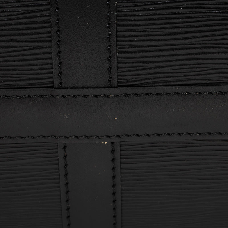 Louis Vuitton Vintage Black Epi Leather Toiletry 15 Pouch Bag For