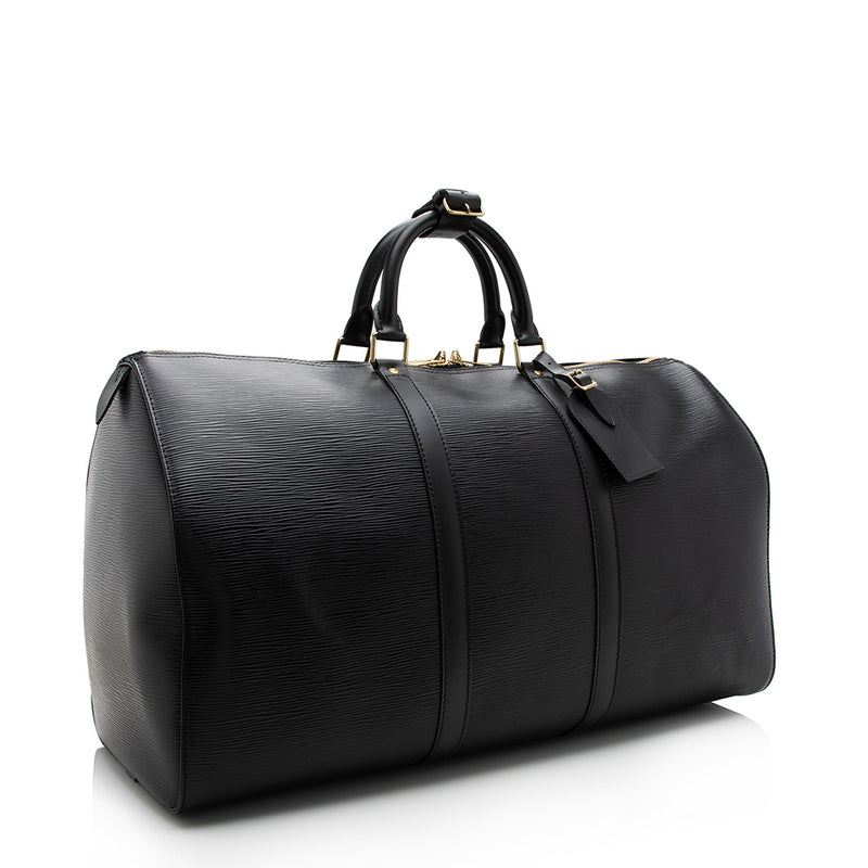 Louis Vuitton Keepall 50 Boston Bag Green Epi Leather Auction