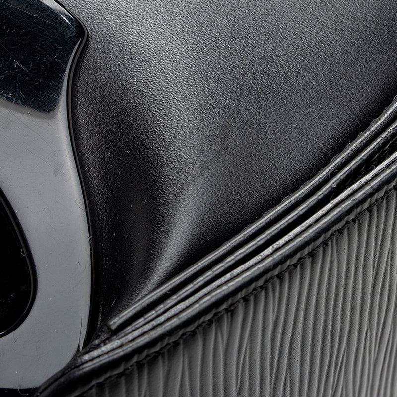 Louis Vuitton Name Tag Black Calfskin Leather w/ RZ Initials Goldtone –  PoshBagShop