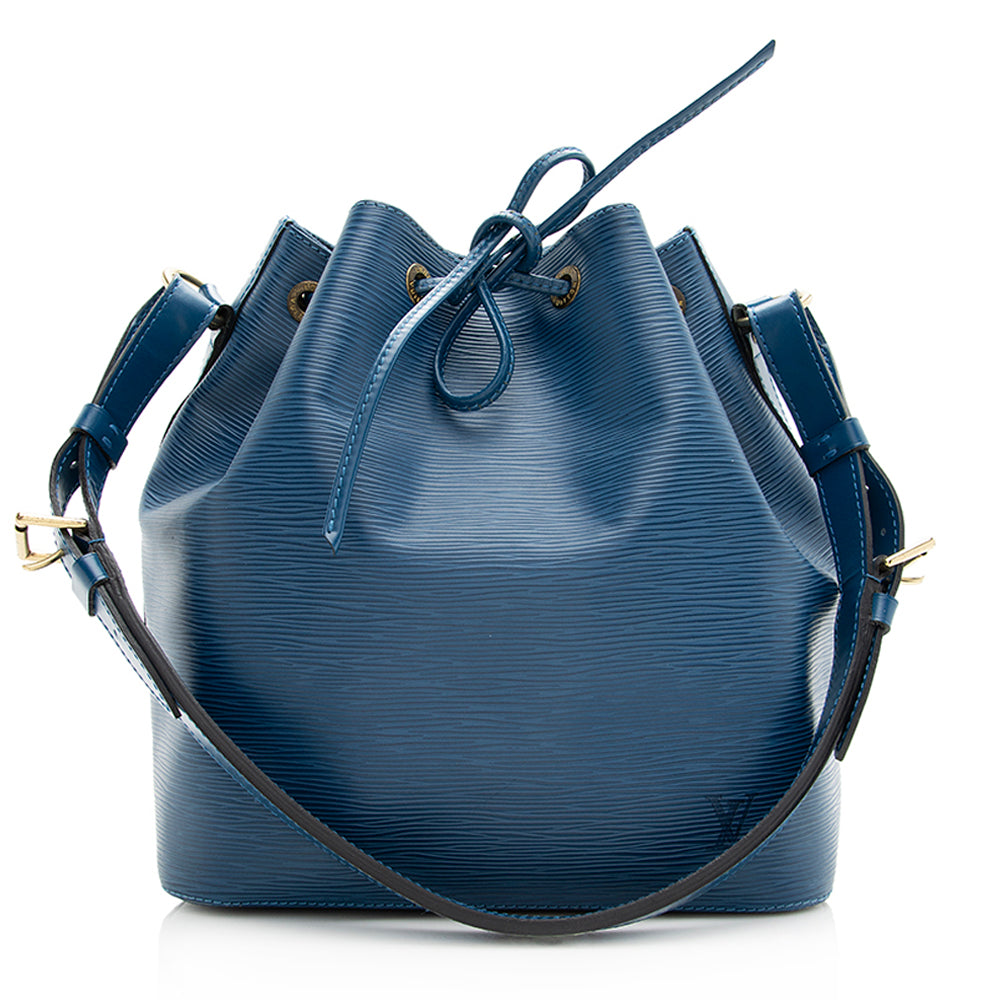 Louis Vuitton Vintage Epi Petit Noe - Blue Bucket Bags, Handbags