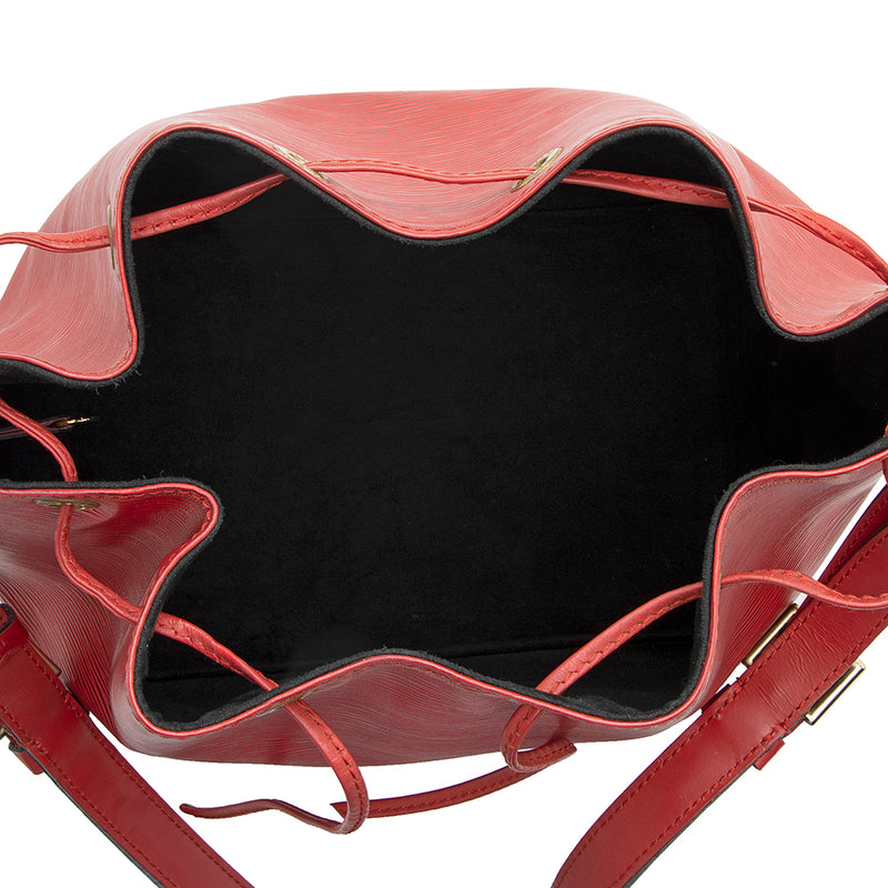 Louis Vuitton, Bags, Louis Vuitton Red Epi Leather Noe Gm Draw String  Shoulder Bag