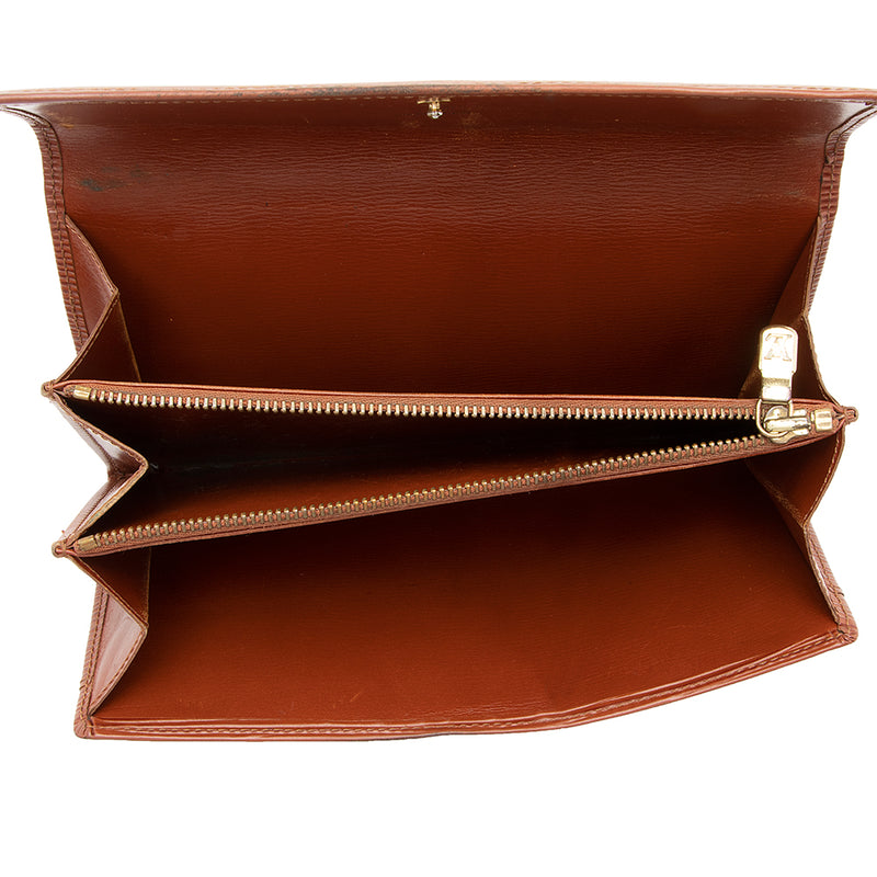 Louis Vuitton Pivoine Epi Leather Tribal Sarah Wallet Long Flap ref.298997  - Joli Closet