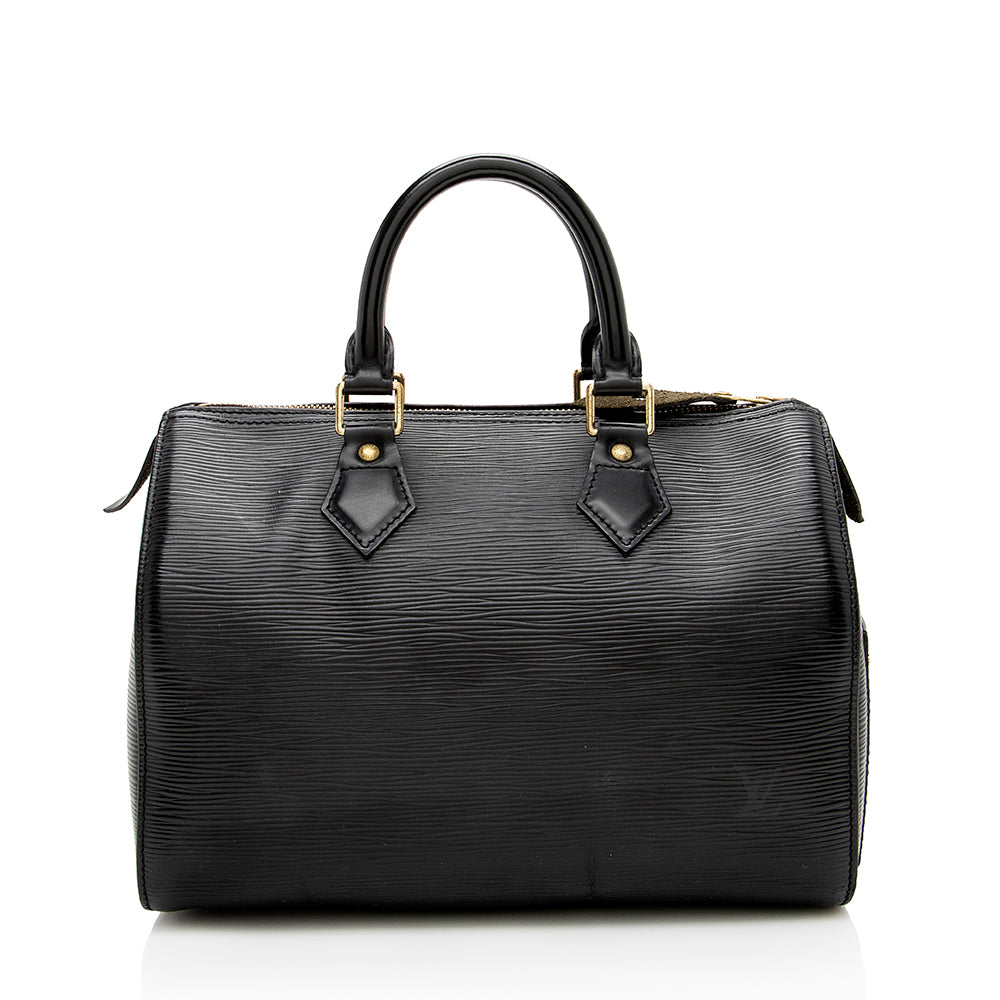 LOUIS VUITTON Pre Owned handbag Epi Leather Black Speedy 30 Satchel