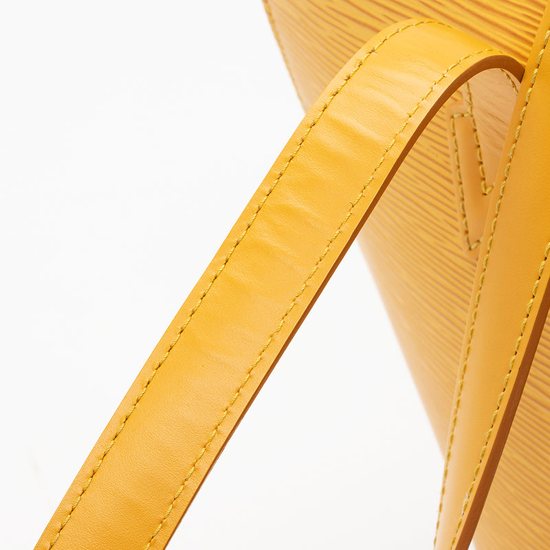 Louis Vuitton Tassil Yellow Epi Leather Saint Jacques PM Bag Louis