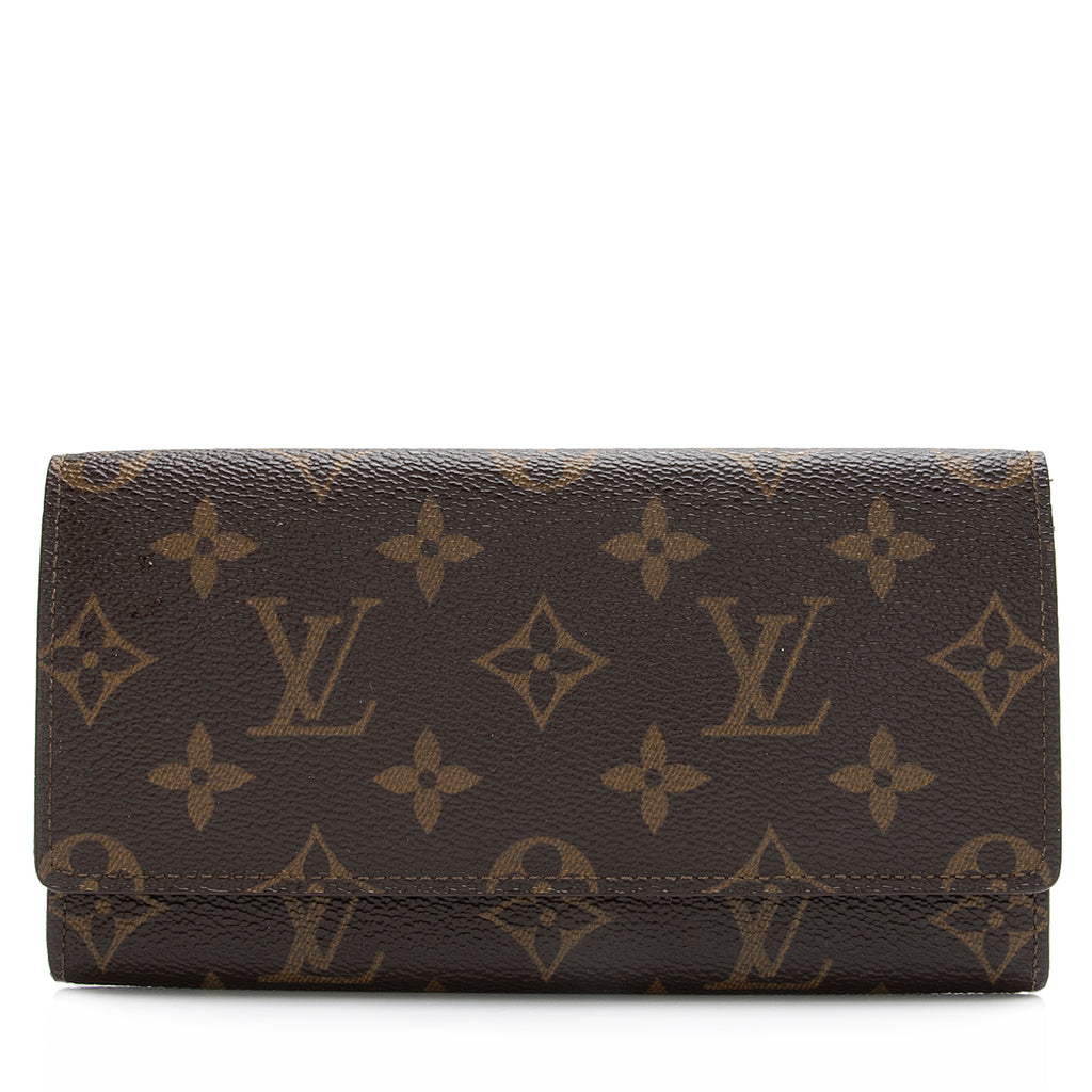 Pre- owned Louis Vuitton Monogram French Wallet 100% Authentic