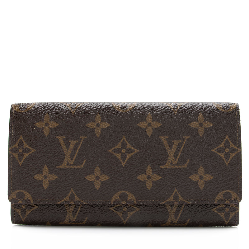 Louis Vuitton, Bags, Authentic Louis Vuitton Monogram Trifold Long Wallet