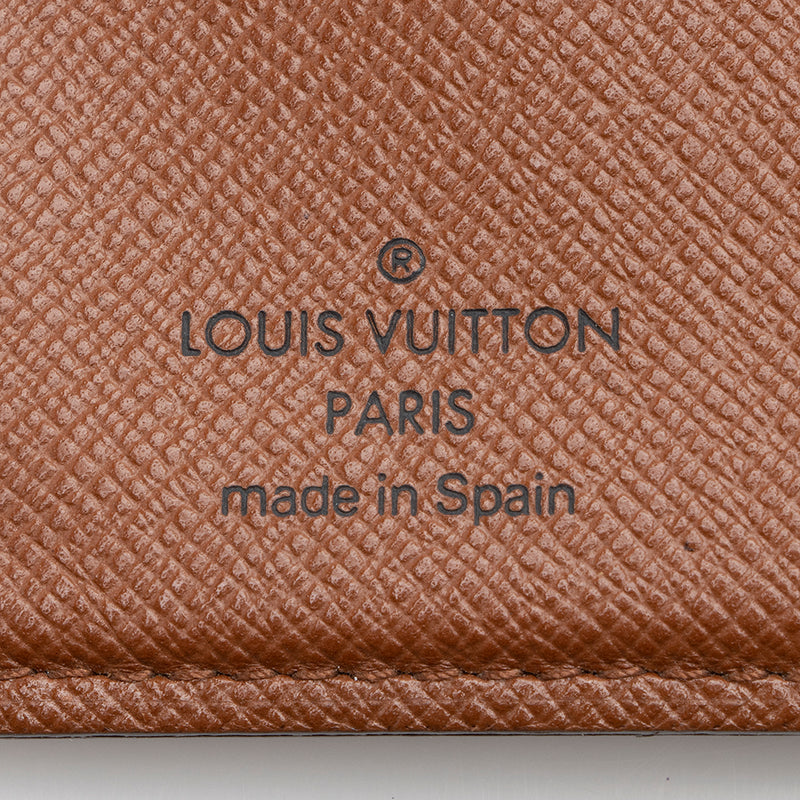 Louis Vuitton Monogram Canvas Small Ring Agenda Cover