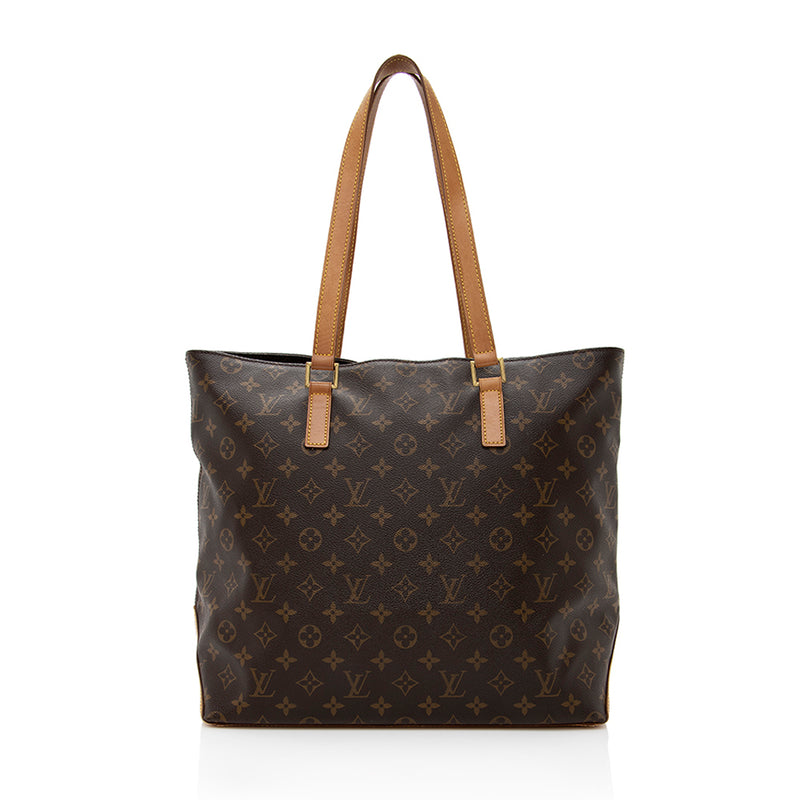 Louis Vuitton Vintage Monogram Canvas Cabas Mezzo Tote (SHF-18418)