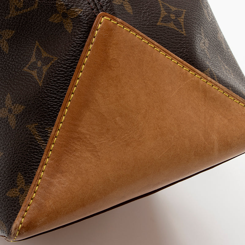 Louis Vuitton Vintage Monogram Canvas Cabas Mezzo Tote (SHF-18418)