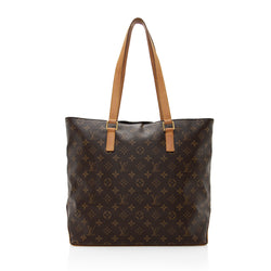 Louis Vuitton Vintage Monogram Canvas Cabas Mezzo Tote (SHF-18418)