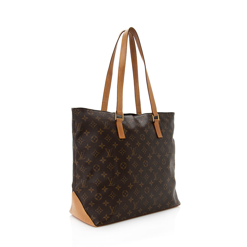 Louis Vuitton Vintage Monogram Canvas Cabas Mezzo Tote (SHF-18418)