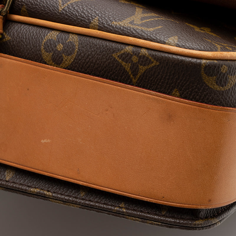 Louis Vuitton Vintage Monogram Canvas Cartouchiere GM Shoulder Bag  (SHF-yJImEg)