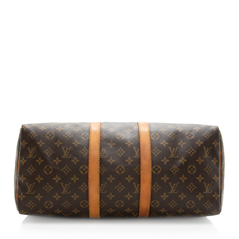 Louis Vuitton Keepall Duffle 55 Brown Canvas for sale online