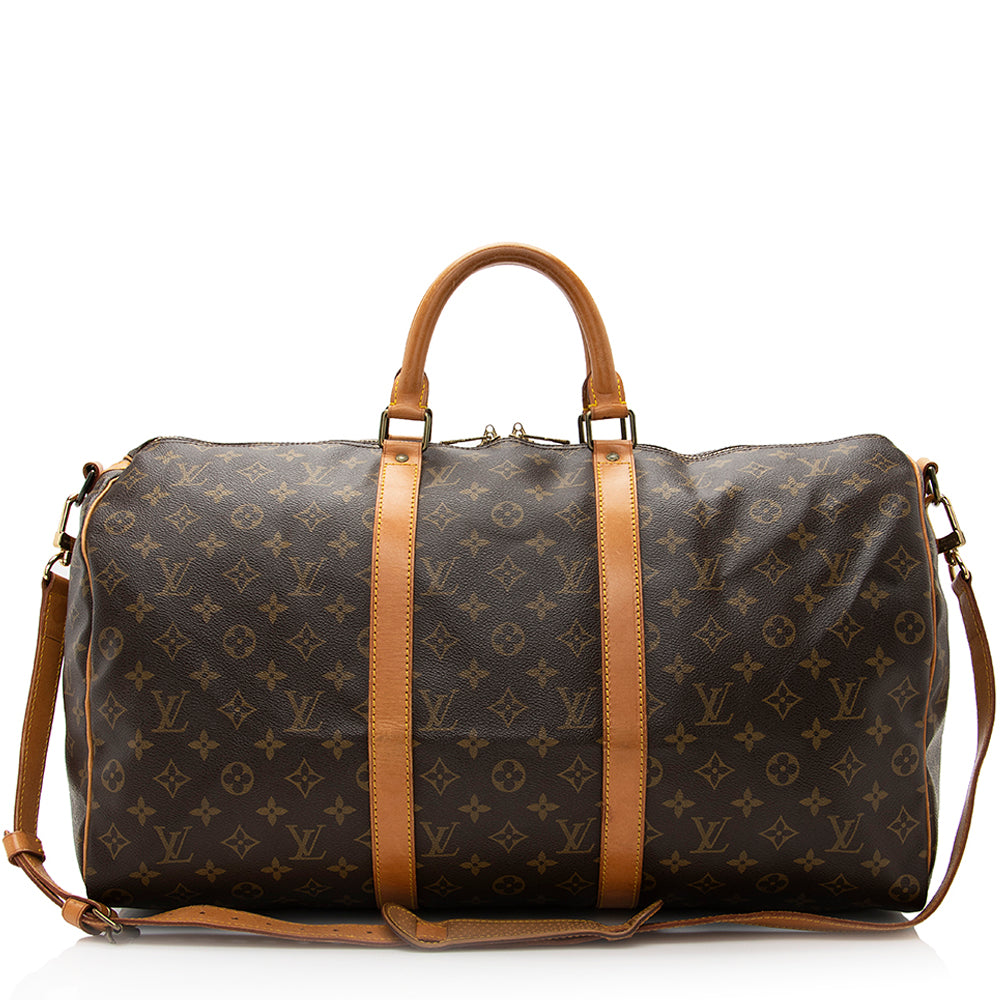Pre-owned Louis Vuitton Reversible Keepall Bandouliere Monogram 3d