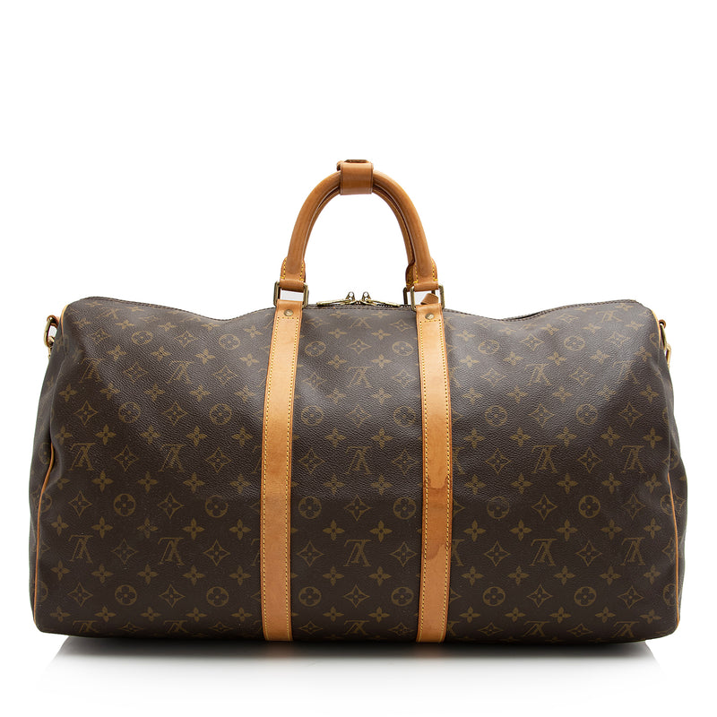 Louis Vuitton Keepall Bandouliere 55 Duffle Travel Handbag