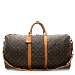 Louis Vuitton Keepall 60 Bandouliere Monogram Canvas Travel Bag on SALE