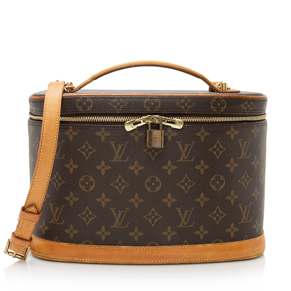 Louis Vuitton Vintage Monogram Canvas Nice Beauty Case (SHF-21409)