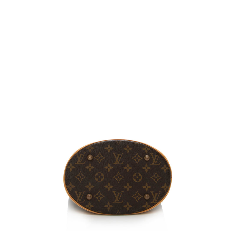 Louis Vuitton Monogram Canvas Petit Bucket Bag With Coin Purse