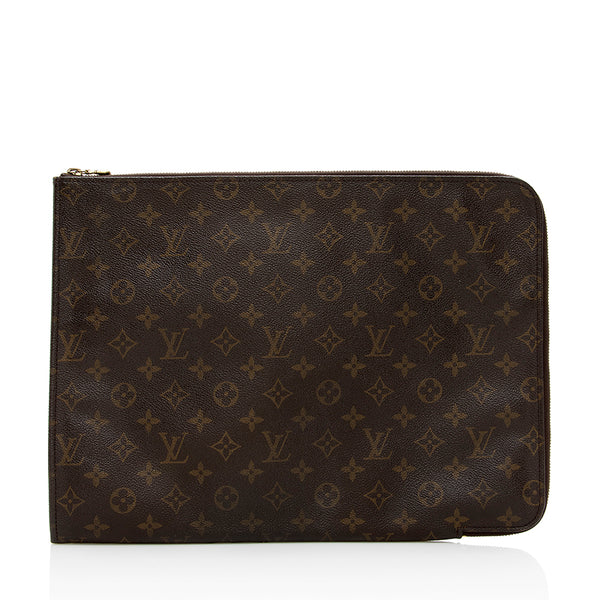 Louis Vuitton Vintage Monogram Canvas Poche Documents Portfolio - FINAL SALE (SHF-16705)