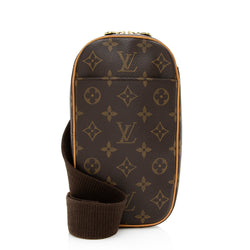 Original LV Pochette Gange Monogram body bag belt bag, Luxury