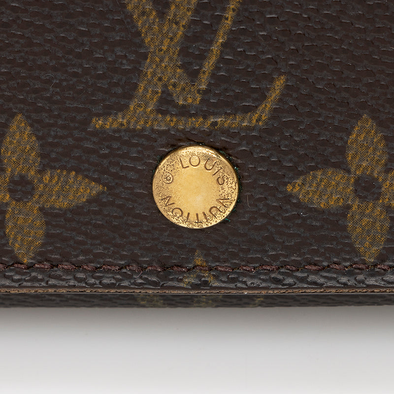 Louis Vuitton Monogram Canvas Porte Monnaie Tresor Wallet : in