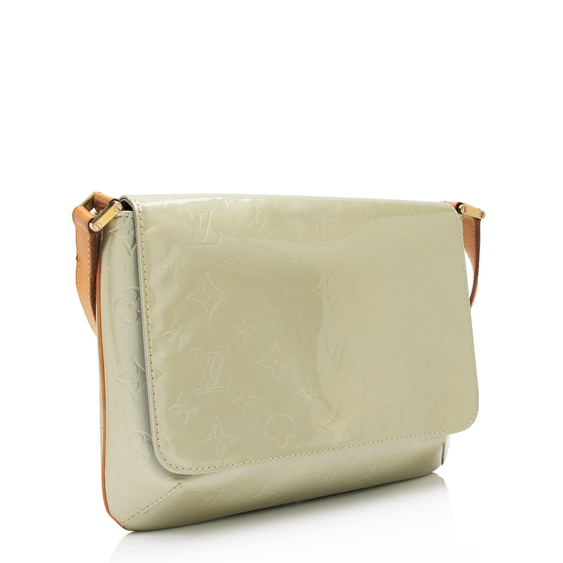 Louis Vuitton Vernis Thompson Street Flap Bag Green
