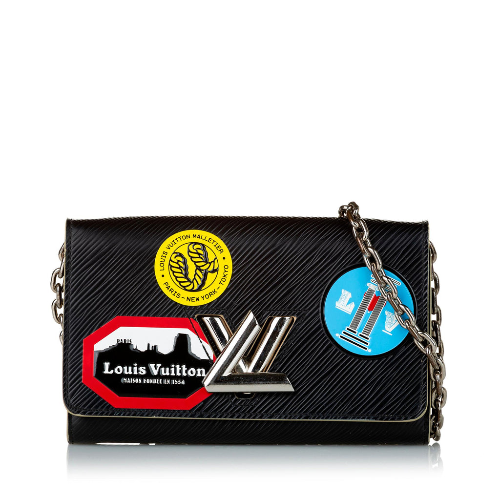 Louis Vuitton Epi Trunk Chain Wallet In Black – Trésor Vintage