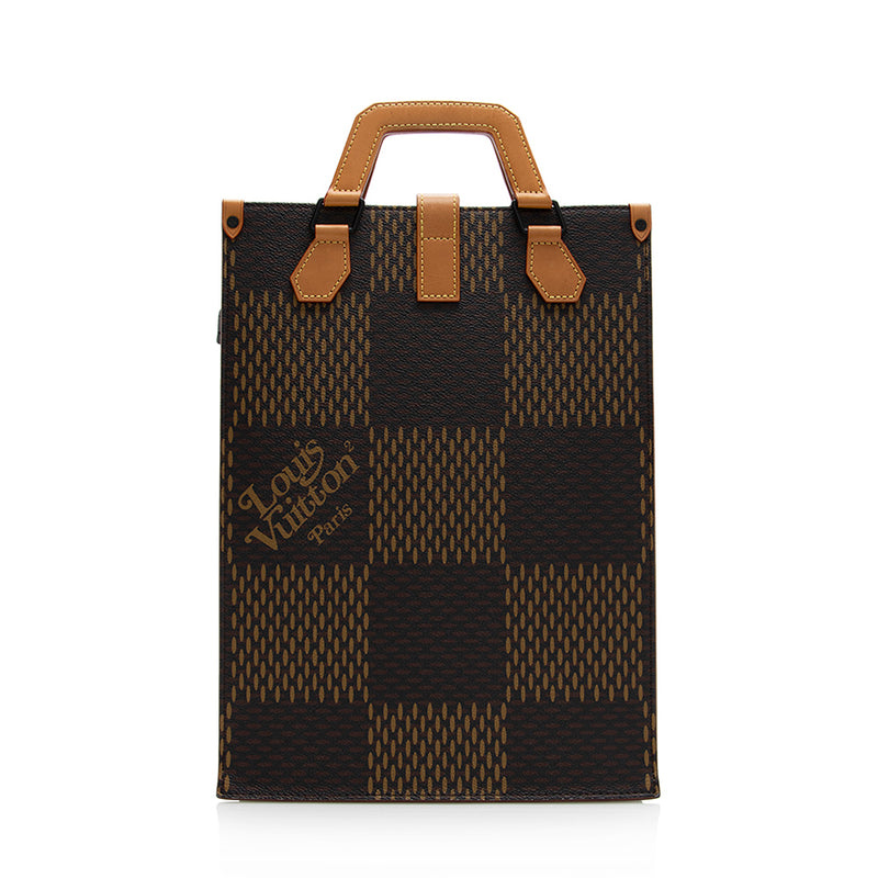 Brown Giant Damier Ebene and Monogram Coated Canvas Nigo Drip Keepall  Bandoulière 50 Black Hardware, Handbags & Accessories, 2021