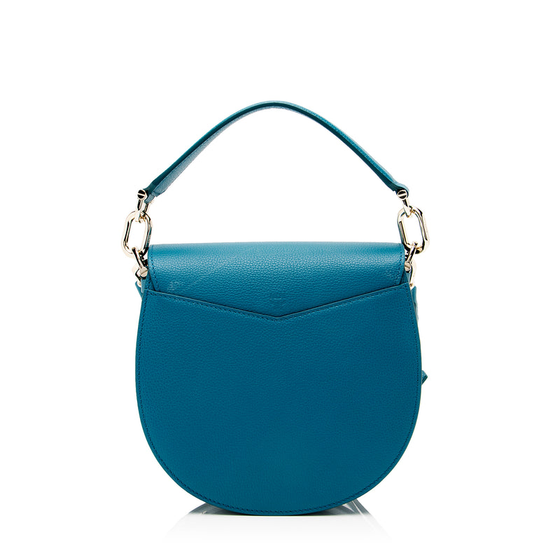By The Way Mini - Turquoise leather small Boston bag