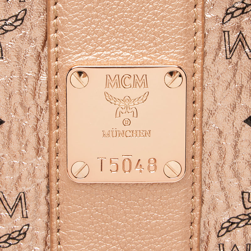 MCM Lion Visetos Leather Tote Bag (SHG-27320) – LuxeDH