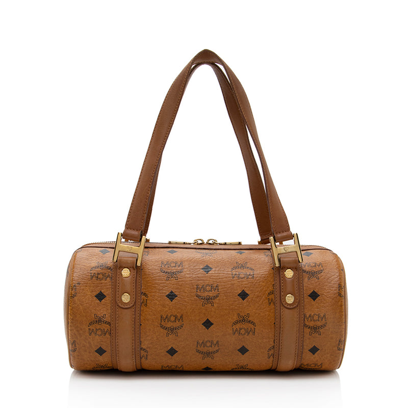 Authenticated Used Gucci Vintage Mini Boston Bag Handbag Barrel