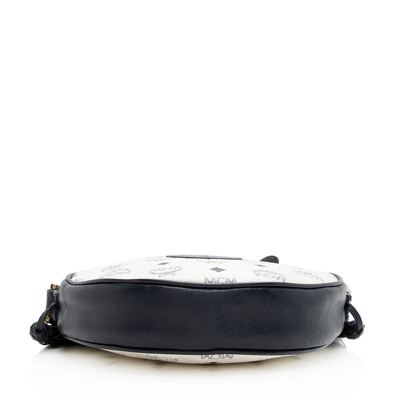 MCM Vintage Visetos Tambourine Tassel Shoulder Bag (SHF-20746