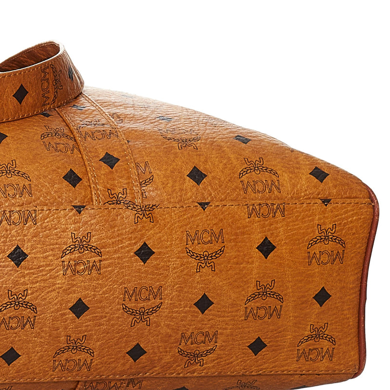 MCM Visetos Bowling Leather Shoulder Bag (SHG-30022) – LuxeDH