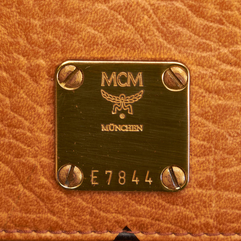 MCM Visetos Chain Leather Crossbody Bag (SHG-32329) – LuxeDH