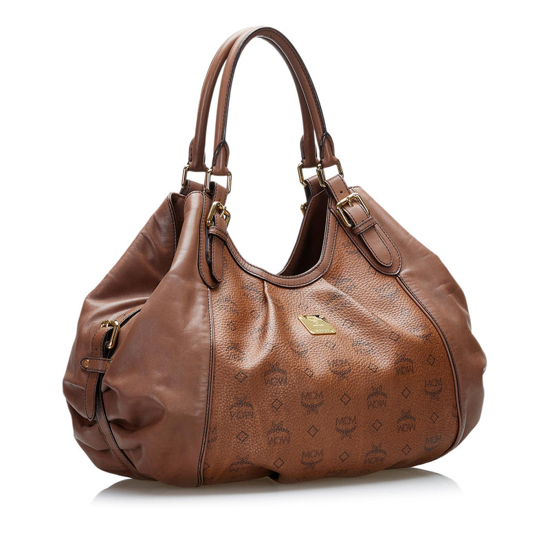 MCM Visetos Hobo - Brown Hobos, Handbags - W3048338