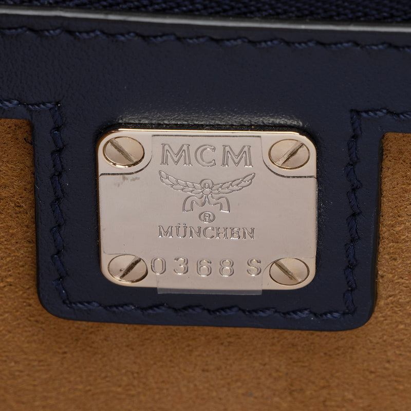 MCM Visetos Leather Block Mezzanin Medium Shoulder Bag (SHF-23356) – LuxeDH