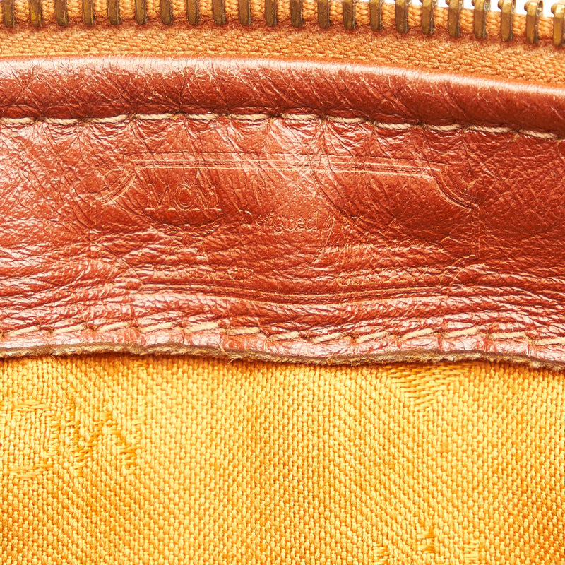 MCM Visetos Leather Boston Bag (SHG-33861) – LuxeDH