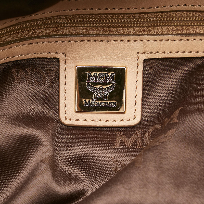 MCM Visetos Leather Shoulder Bag (SHG-34377) – LuxeDH